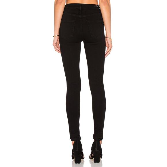 Citizens of Humanity COH Rocket High Rise Skinny Jeans Black 24 - Picture 11 of 13